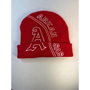 Arkansas Razorbacks City Hunter Brand Red Vintage Style Beanie